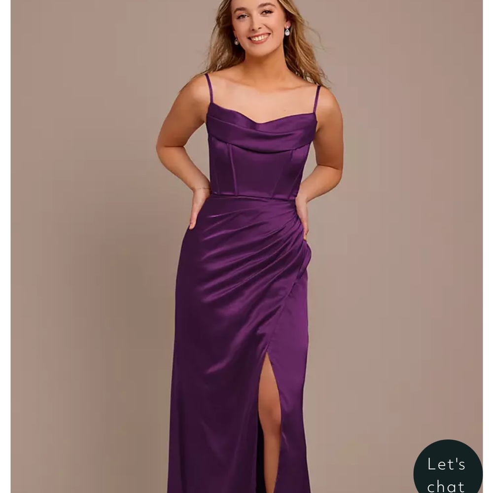 Elegant Purple Evening Gown